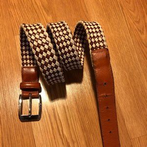 Braided Leather Belt - Gorgeous!